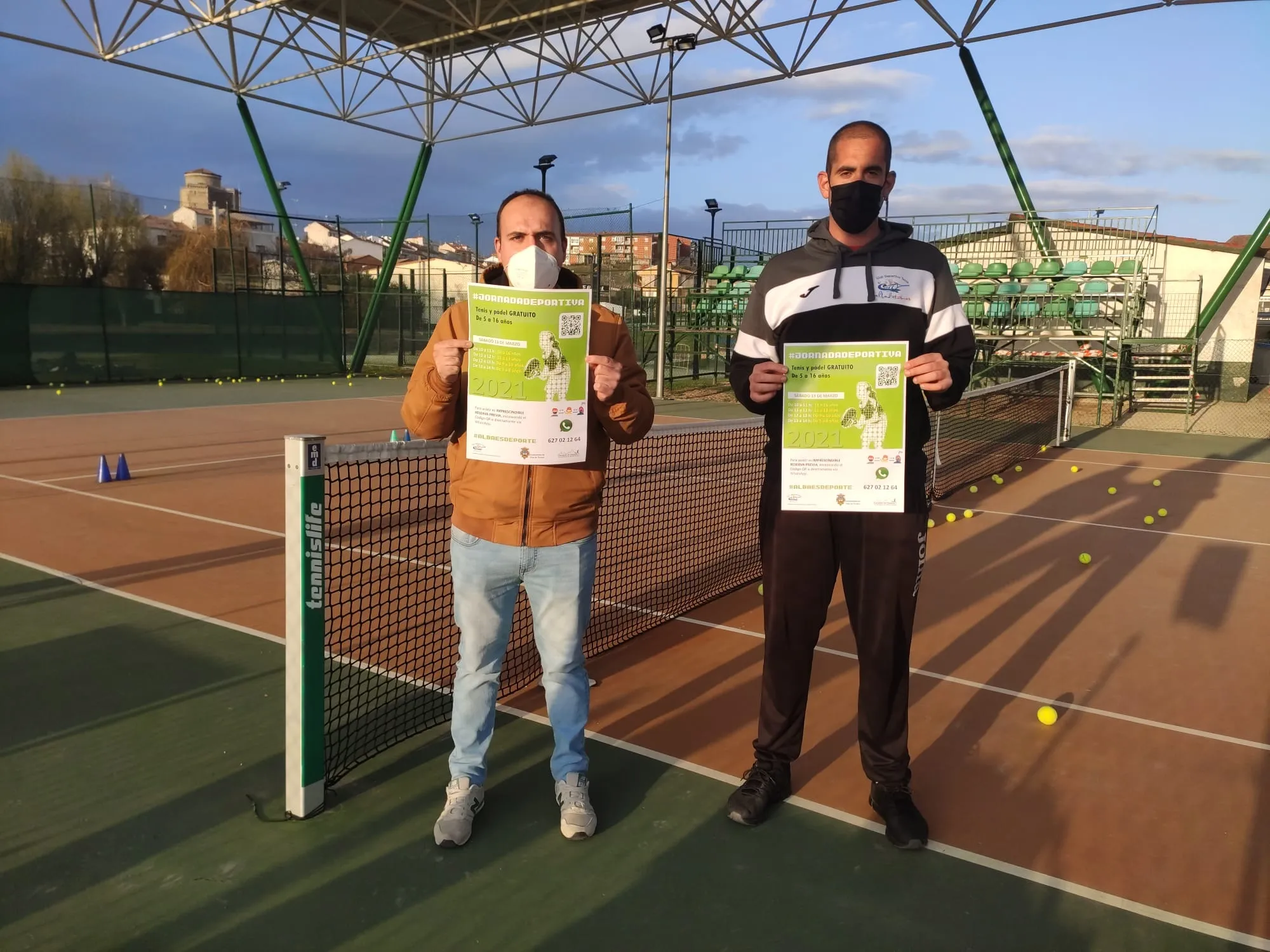 José García y Alberto Rodríguez durante la presentación del evento deportivo