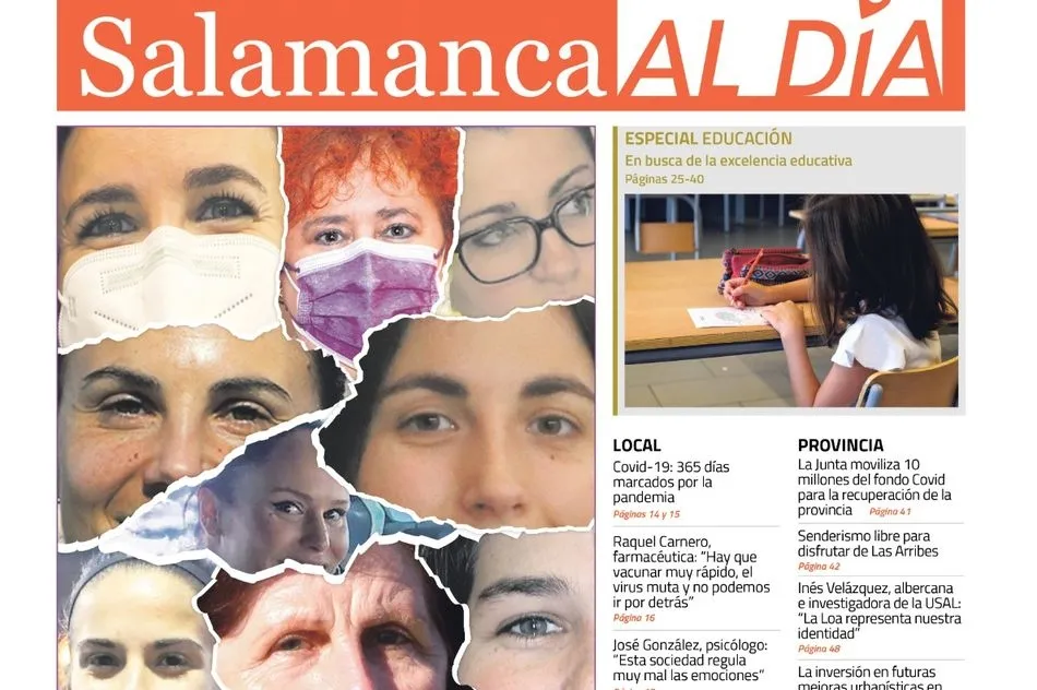 Imagen de la portada del número de marzo de SALAMANCA AL DÍA