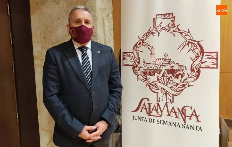 Francisco Hernández Mateo, presidente de la Junta de Semana Santa de Salamanca