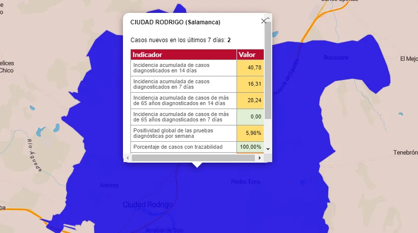 La comarca sólo ha registrado 11 positivos en 14 días, el mejor dato desde mediados de agosto  