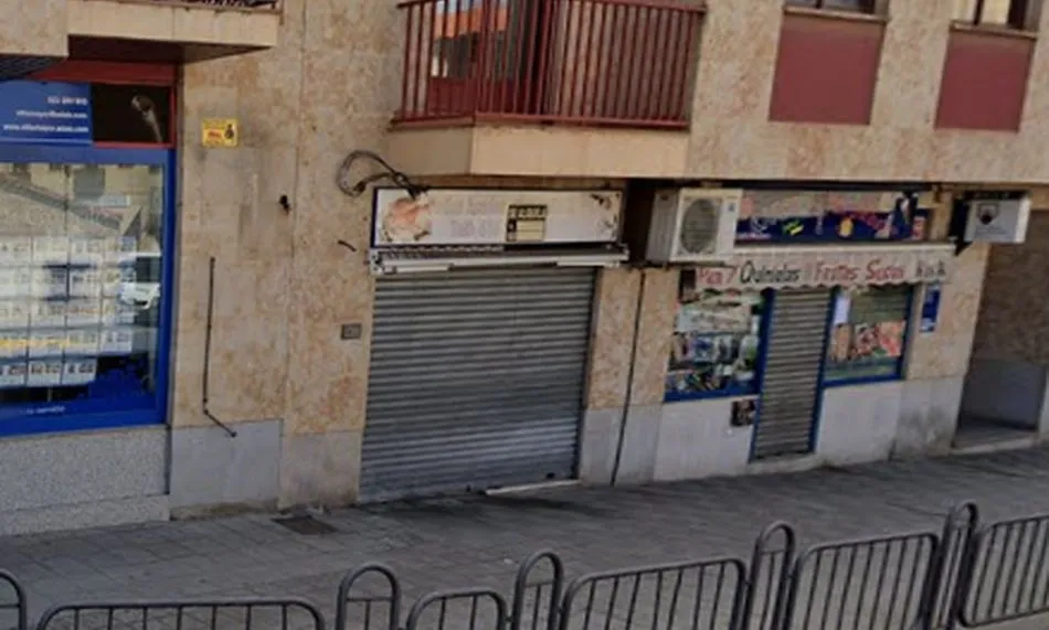 Kiosco en el que se ha sellado el boleto premiado