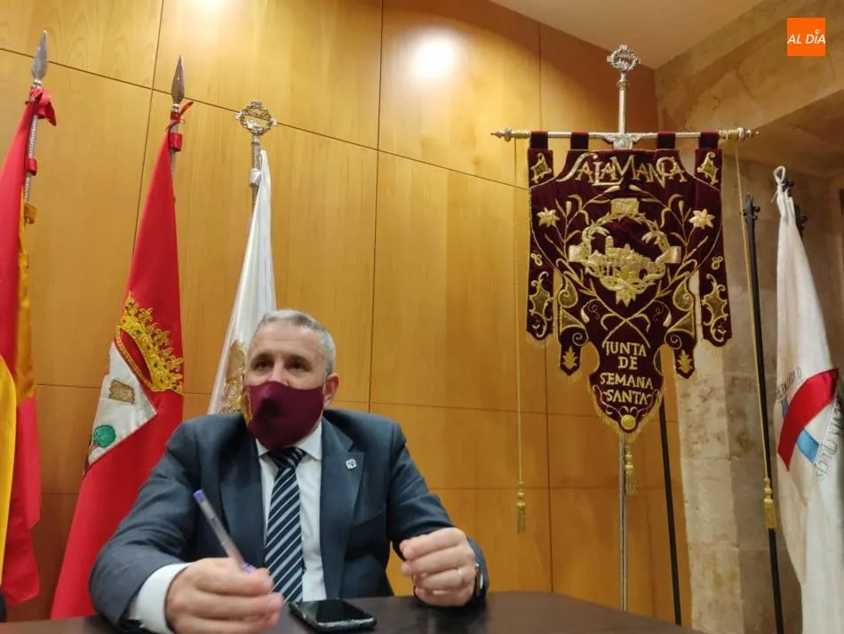 Francisco Hernández Mateo, presidente de la Junta de Semana Santa de Salamanca. | Jorge Holguera