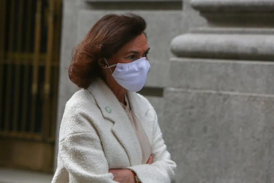 La vicepresidenta primera y ministra de la Presidencia, Relaciones con las Cortes y Memoria Democrática, Carmen Calvo - Ricardo Rubio - Europa Press