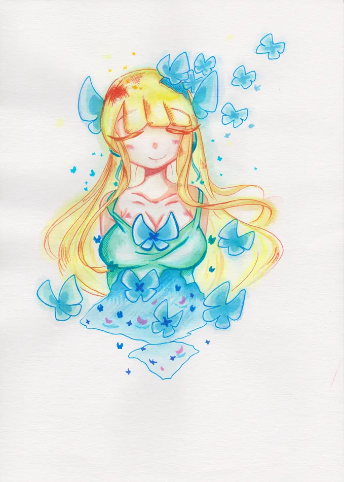 Foto 2 - Alba Paniagua Caneiro se hace con el I Concurso de Ilustraci&oacute;n de Ampli  