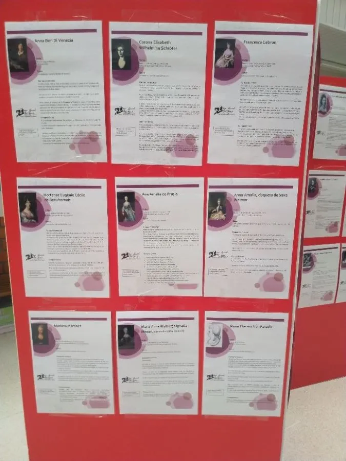 Foto 2 - El colegio Antonio Machado organiza una exposici&oacute;n sobre las compositoras m&aacute;s relevantes de la...