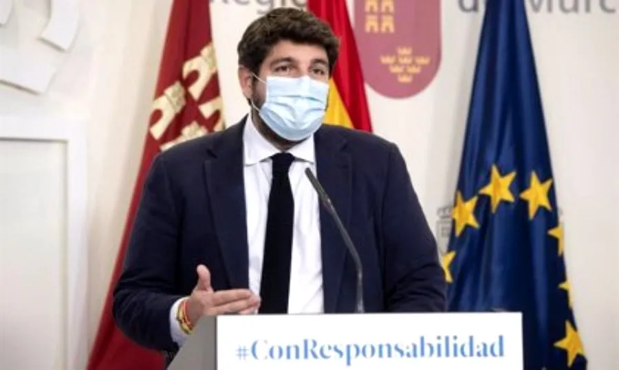 Fernando López Miras, presidente de la Comunidad de Murcia