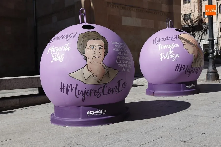 Foto 5 - Salamanca estrena cuatro contenedores decorados con la imagen de personalidades hist&oacute;ricas...
