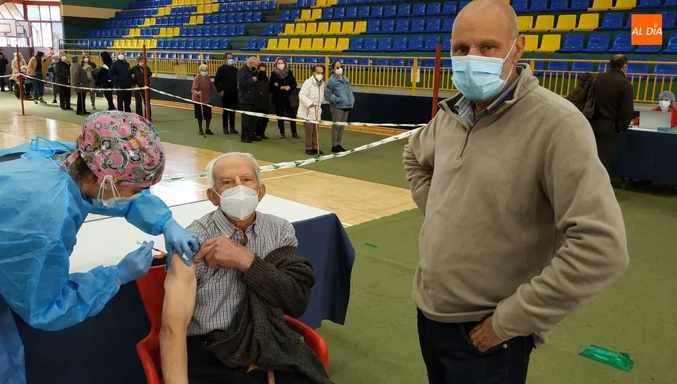 Vacunaciones en el pabellón municipal de Béjar