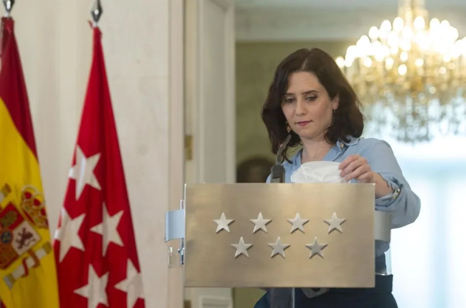 La presidenta de la Comunidad de Madrid, Isabel Díaz Ayuso. Foto: EP