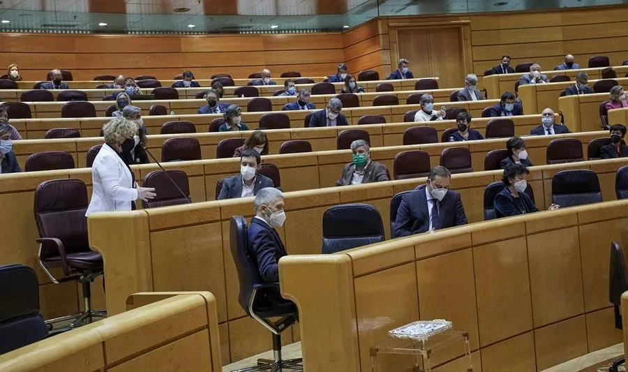 Vista general durante una sesión de control al Gobierno en el Senado, en Madrid. Foto de J. Hellín. POOL - EP