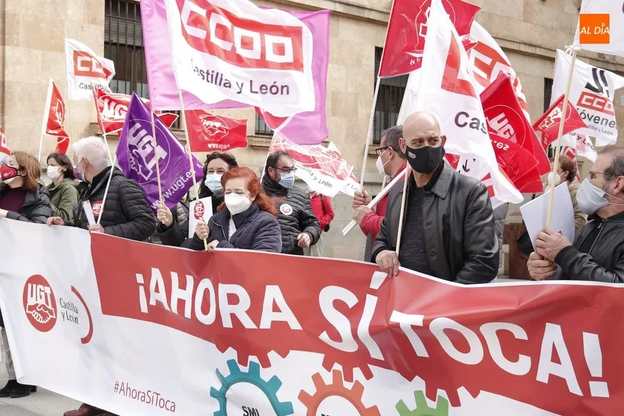 Foto 7 - &lsquo;Ahora s&iacute; toca&rsquo;, CCOO y UGT exigen que el Gobierno cumpla sus compromisos