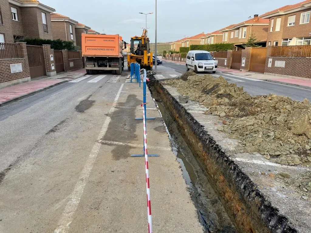 Obras en la urbanización Balcones de Alba