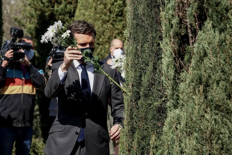 El presidente del PP, Pablo Casado, - Ricardo Rubio - Europa Press