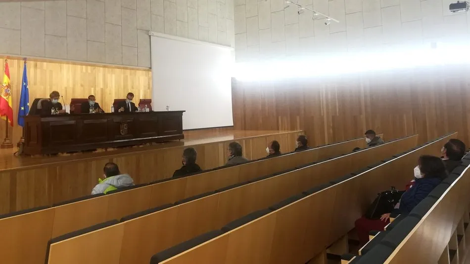 El delegado de la Junta y responsables del Sacyl en Salamanca explicaban a un grupo de alcaldes el proceso de vacunación