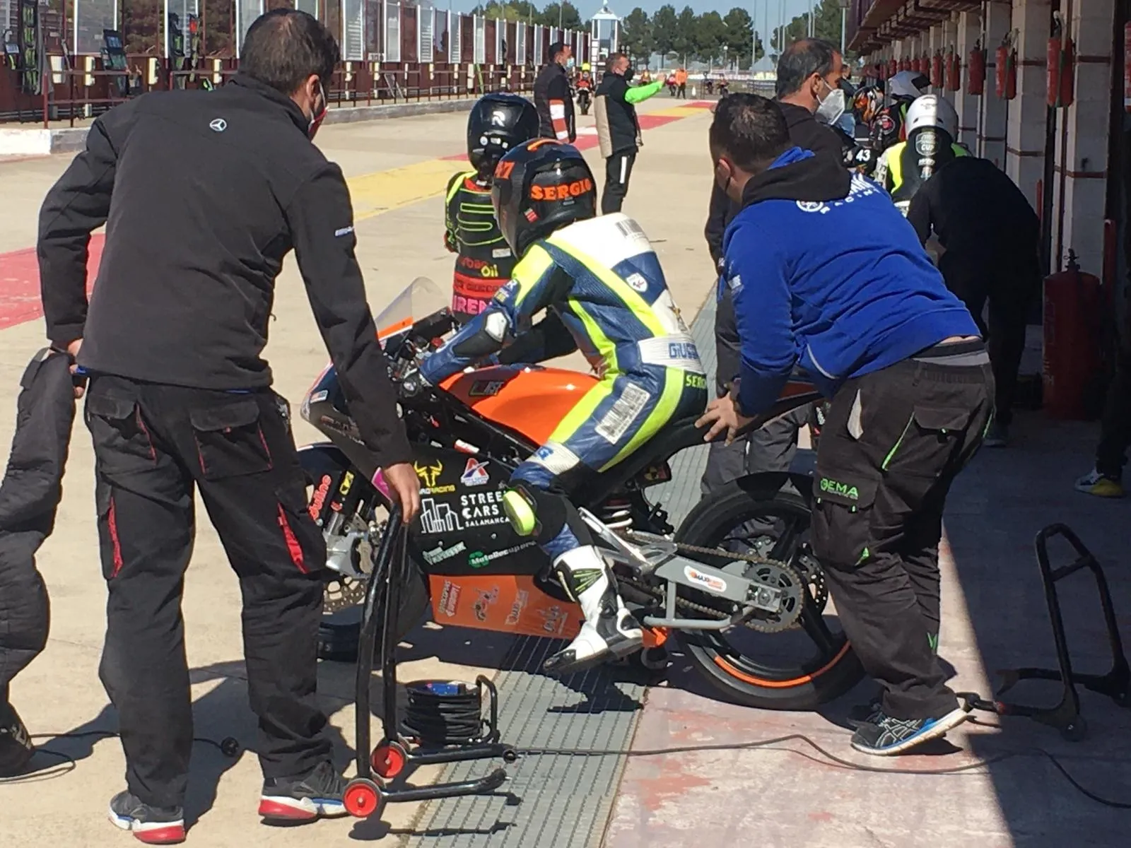 Foto 3 - El salmantino Sergio Verdugo se estrena en un circuito de primera categor&iacute;a como Albacete con su...