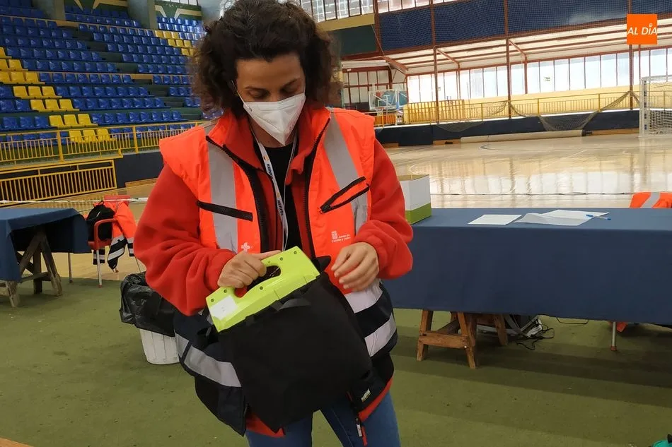Foto 2 - Unas 275 dosis de la vacuna de Pfizer se han inoculado hoy en B&eacute;jar y comarca