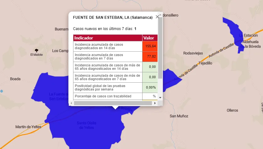 La Fuente de San Esteban registra un positivo, el 1º localizado en el territorio de la comarca en...