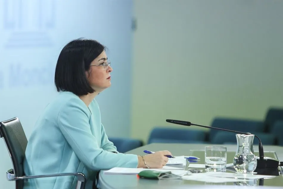 La ministra de Sanidad, Carolina Darias