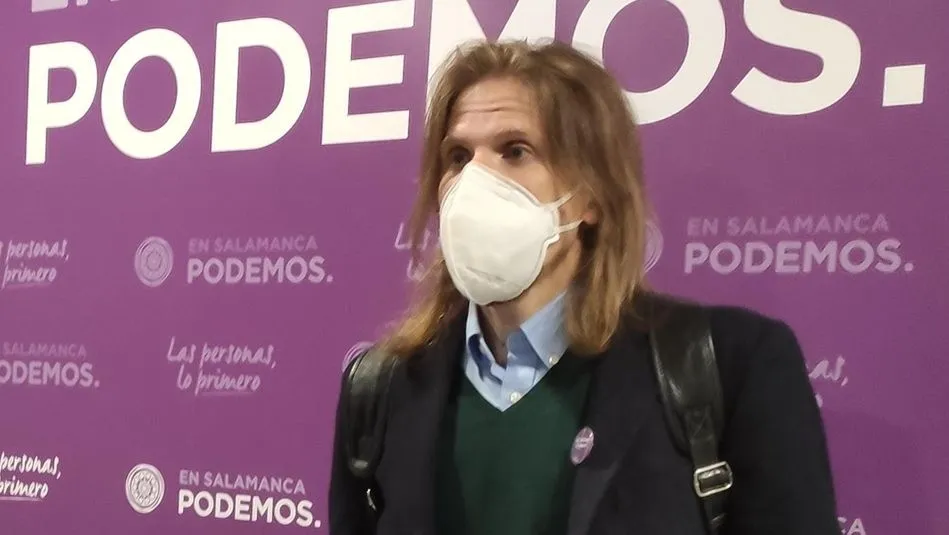 Pablo Fernández en una de sus visitas a Salamanca. Foto EP