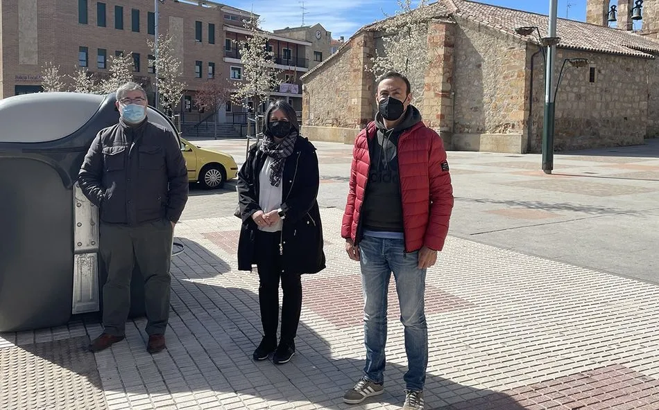 Presentación de la campaña para fomentar el reciclaje en Carbajosa