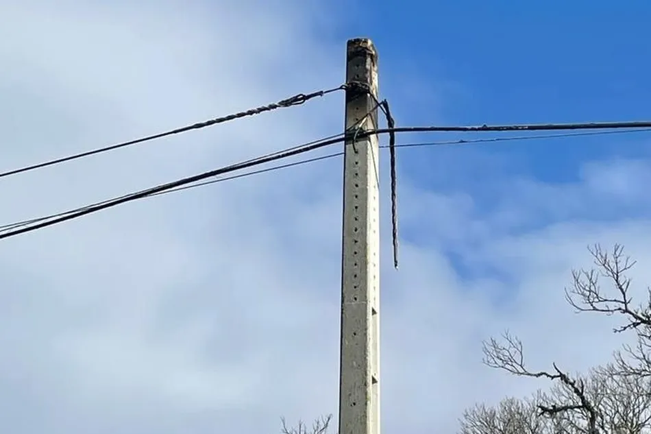 Foto 2 - Operarios de Telef&oacute;nica trabajan ya para restablecer el servicio Movistar en la zona de...