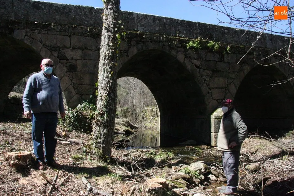 Foto 2 - Masueco pone en valor su patrimonio arquitect&oacute;nico con la recuperaci&oacute;n del puente de tres ojos  