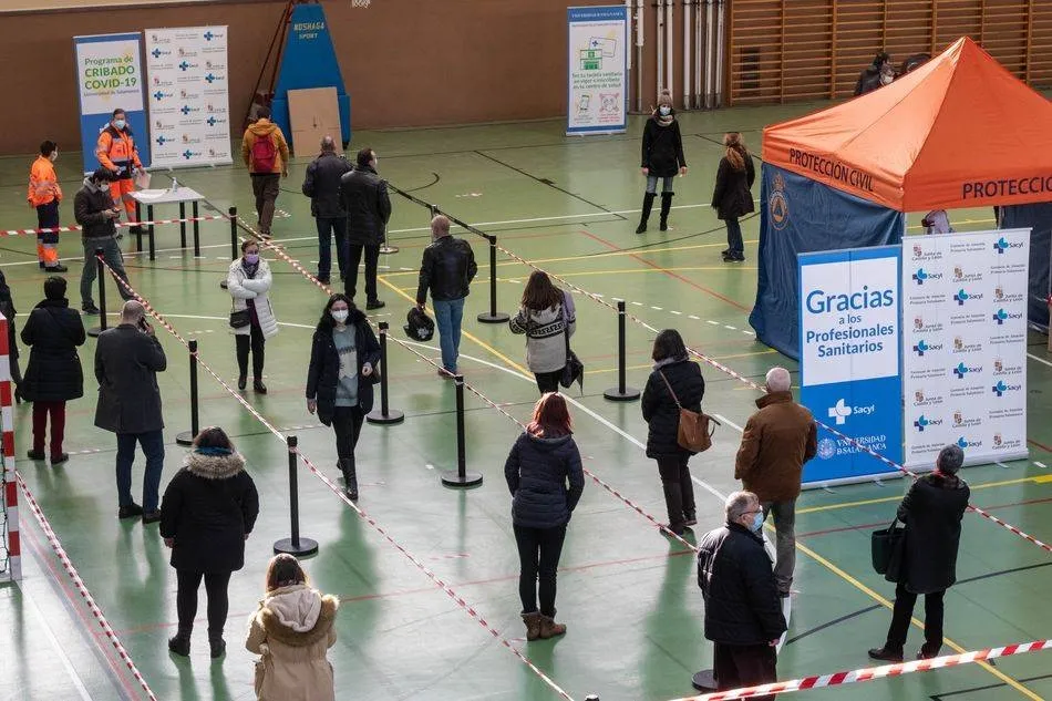 Una prueba masiva realizada en Salamanca - Archivo