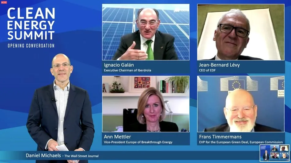 Ignacio Galán reivindica el liderazgo de Europa en la reactivación verde de la industria y del...