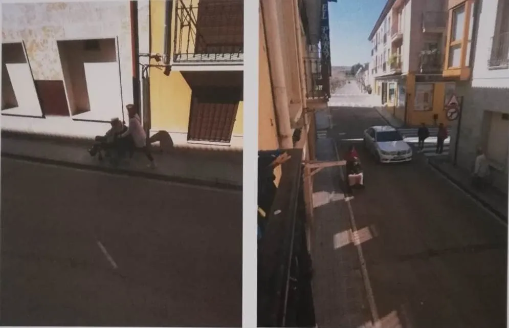 Foto 2 - Los vecinos del tramo m&aacute;s estrecho de la calle Santa Clara reclaman soluciones para evitar la...