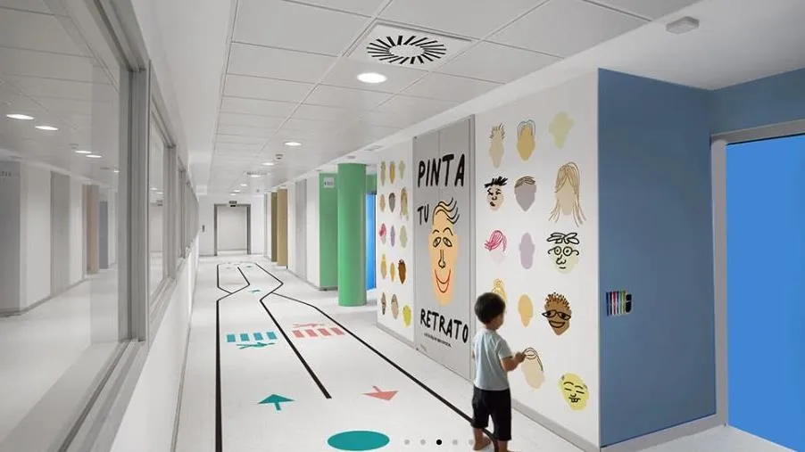 Pyfano agradece a BricoCentro su colaboración para humanizar la planta de oncología pediátrica...