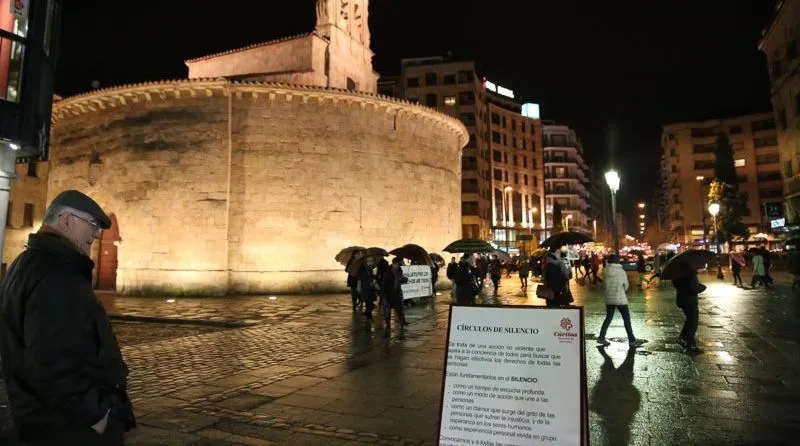 Círculo de silencio por los derechos de las personas con problemas de salud mental  