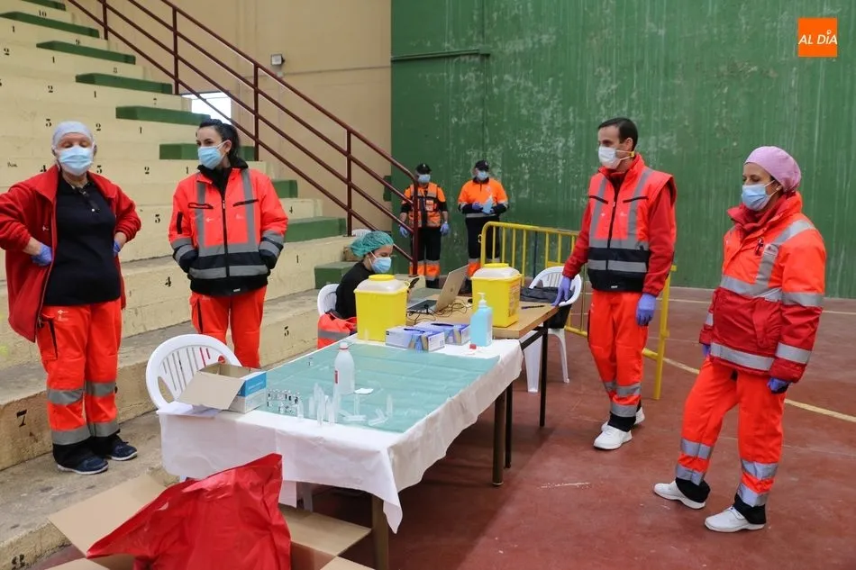 Foto 2 - Nueva vacunaci&oacute;n masiva en la comarca de Vitigudino con la administraci&oacute;n de 287 dosis de Pfizer  
