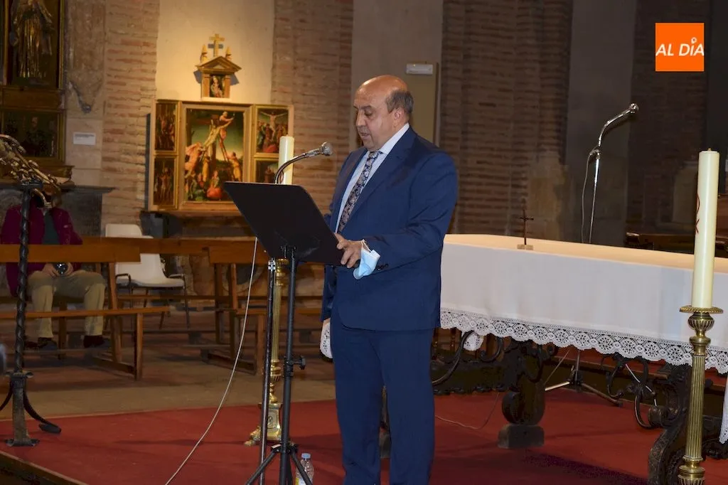 José Carlos Jiménez Iglesias durante el pregón de Semana Santa