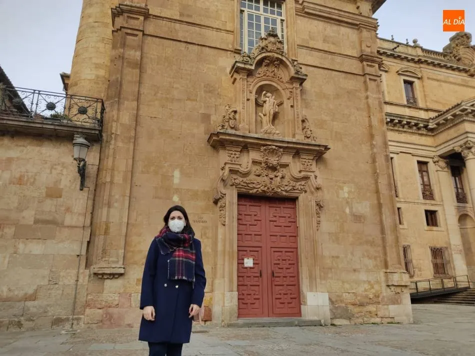 Beatriz Dudes Manzano, hermana mayor de la Hermandad de Ntro. Padre Jesús Despojado. | Jorge Holguera
