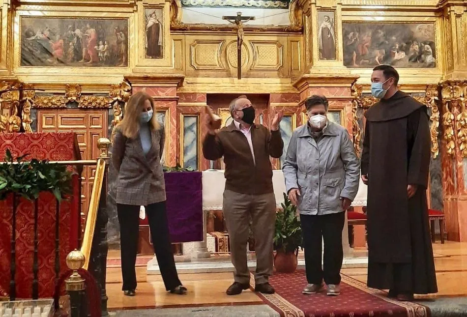 José Cervino junto a sus familiares