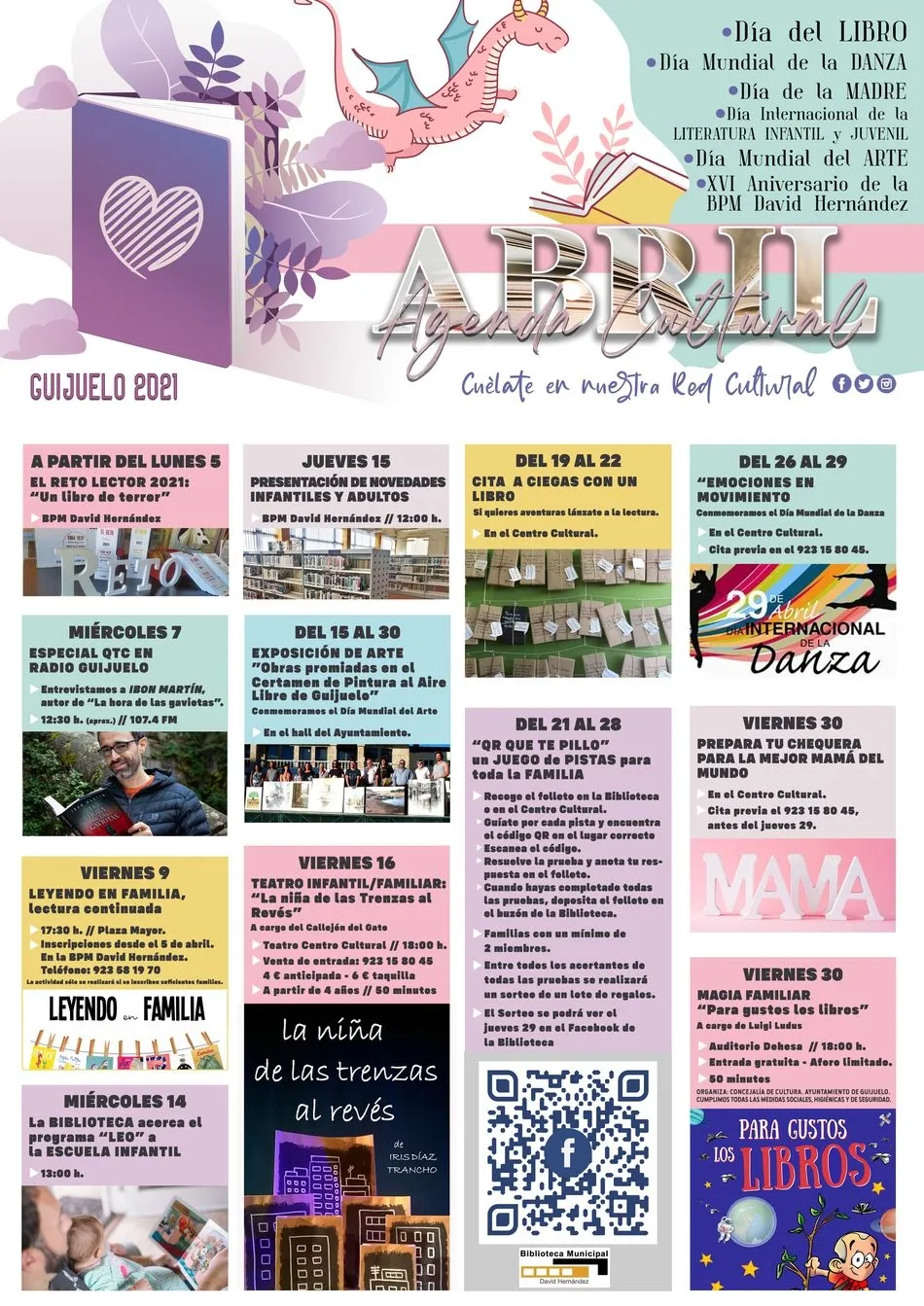 Foto 2 - Aniversario de la Biblioteca, D&iacute;a del Libro y D&iacute;a de la Danza, en la agenda cultural del mes de...