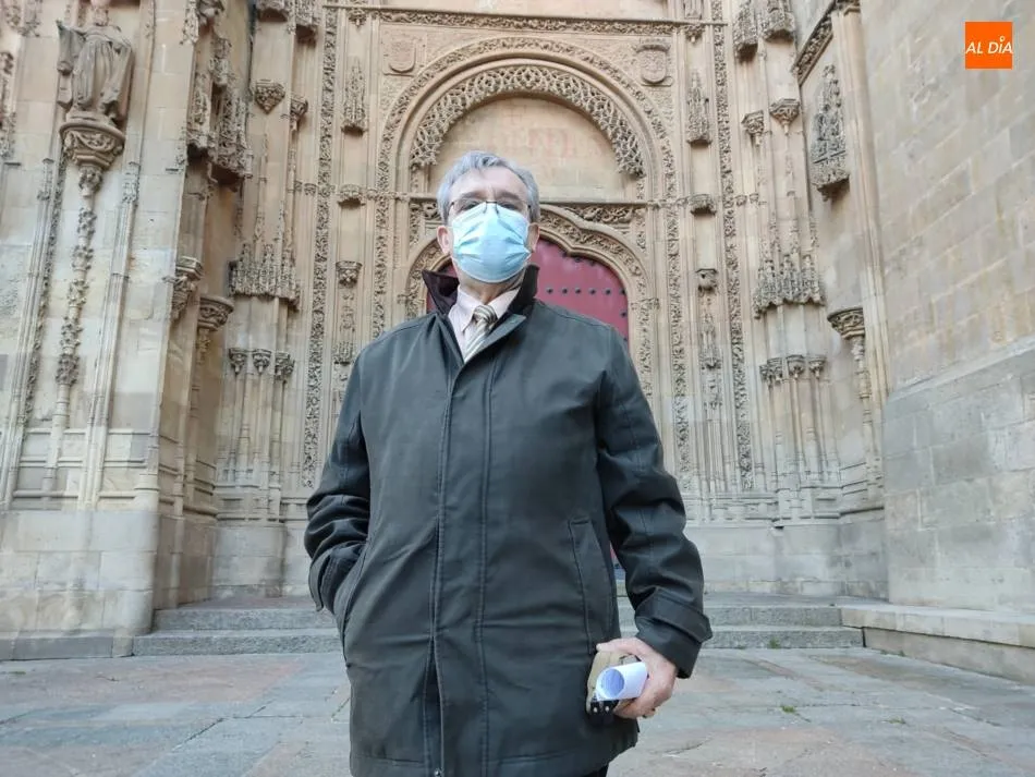 Miguel Hernández Rubio, hermano mayor de la Hermandad de Nuestra Señora de la Soledad. | Jorge Holguera