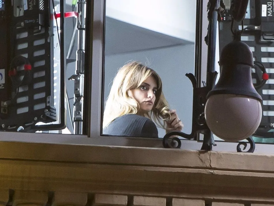 Penélope Cruz en un momento del rodaje de Vidas Paralelas - EP