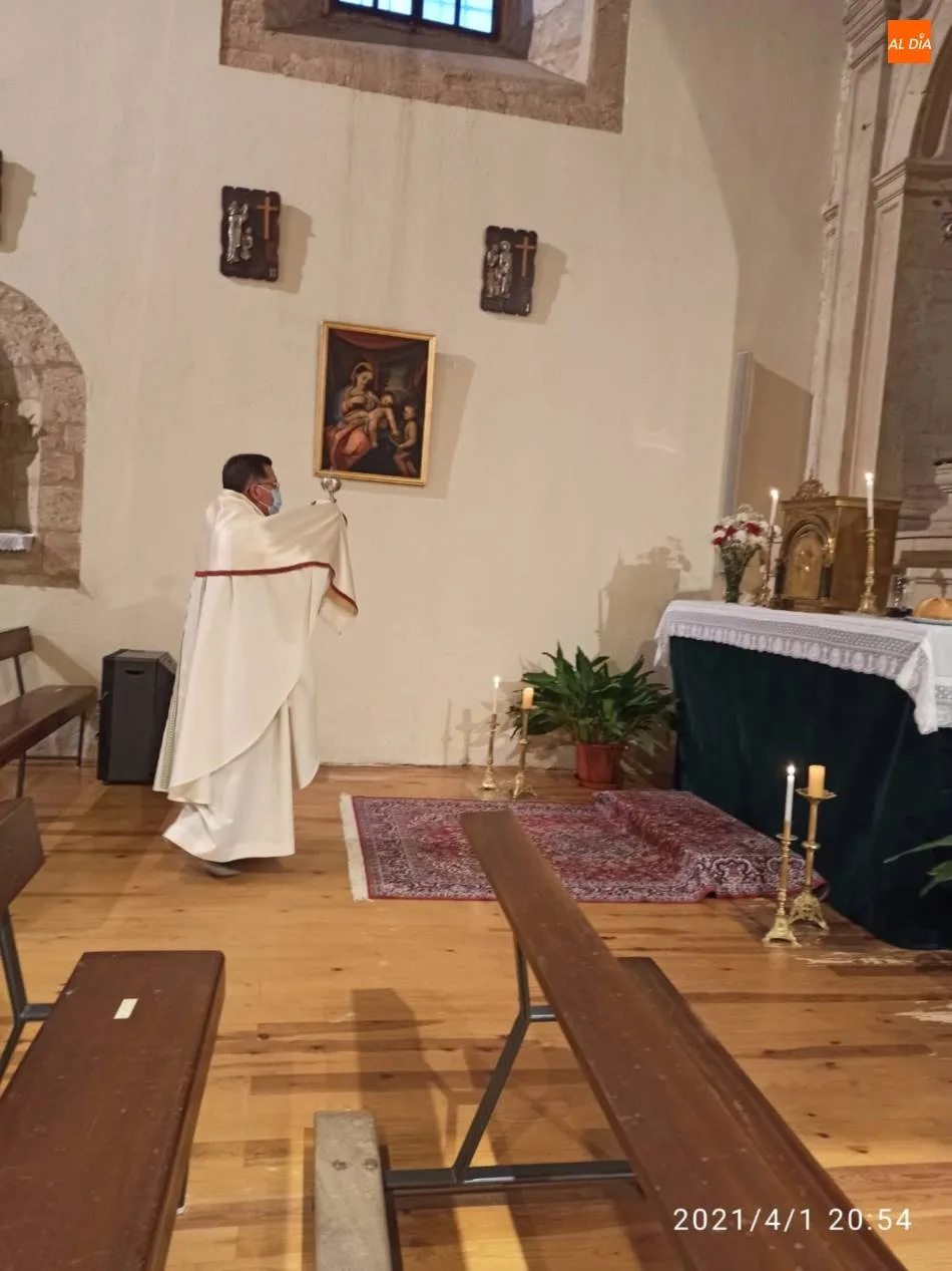 Foto 5 - Viacrucis y Pasi&oacute;n en Aldearrubia con las necesarias precauciones  