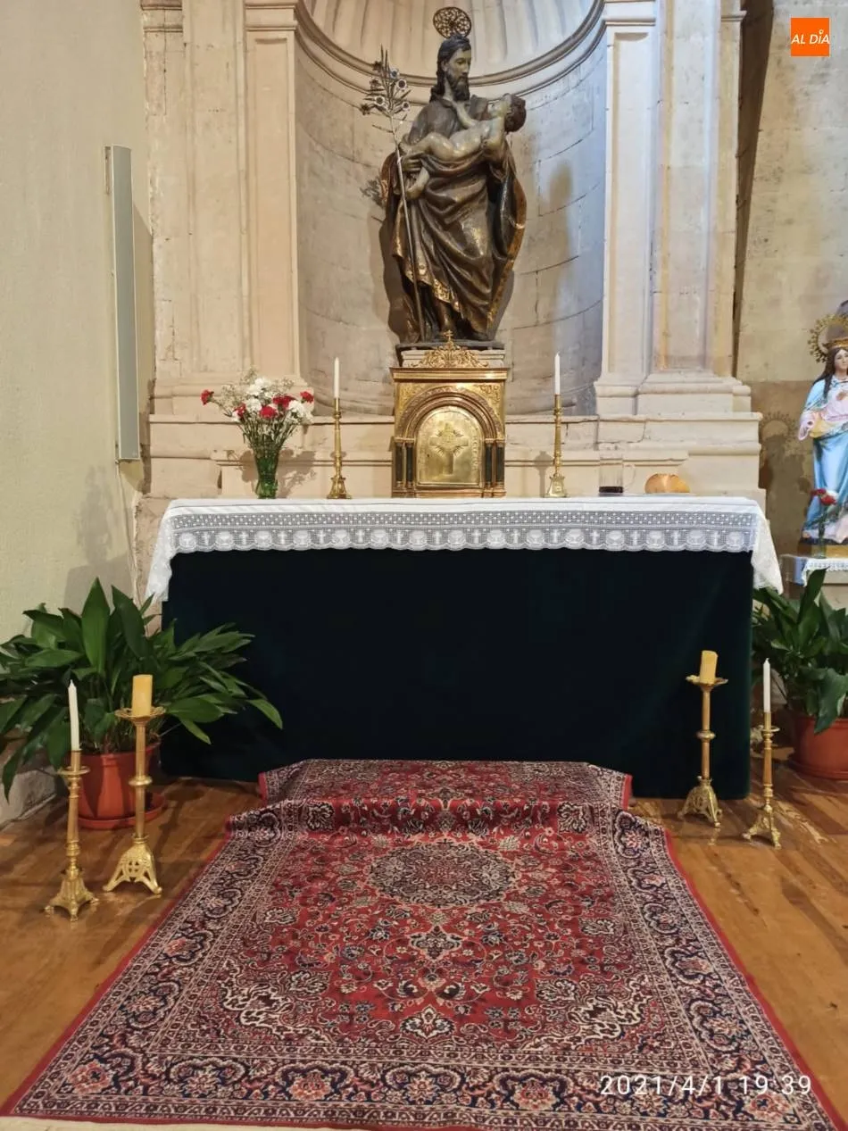Foto 2 - Viacrucis y Pasi&oacute;n en Aldearrubia con las necesarias precauciones  