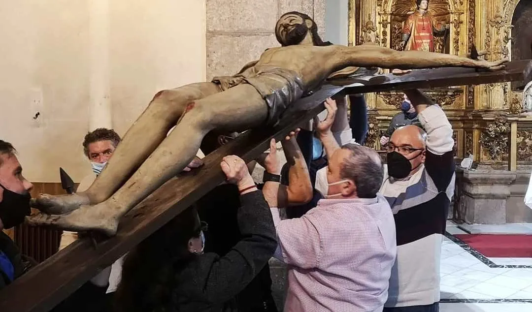 Foto 9 - El Cristo Bendito de San Andr&eacute;s protagoniza los d&iacute;as centrales de la Semana Santa en su parroquia ...