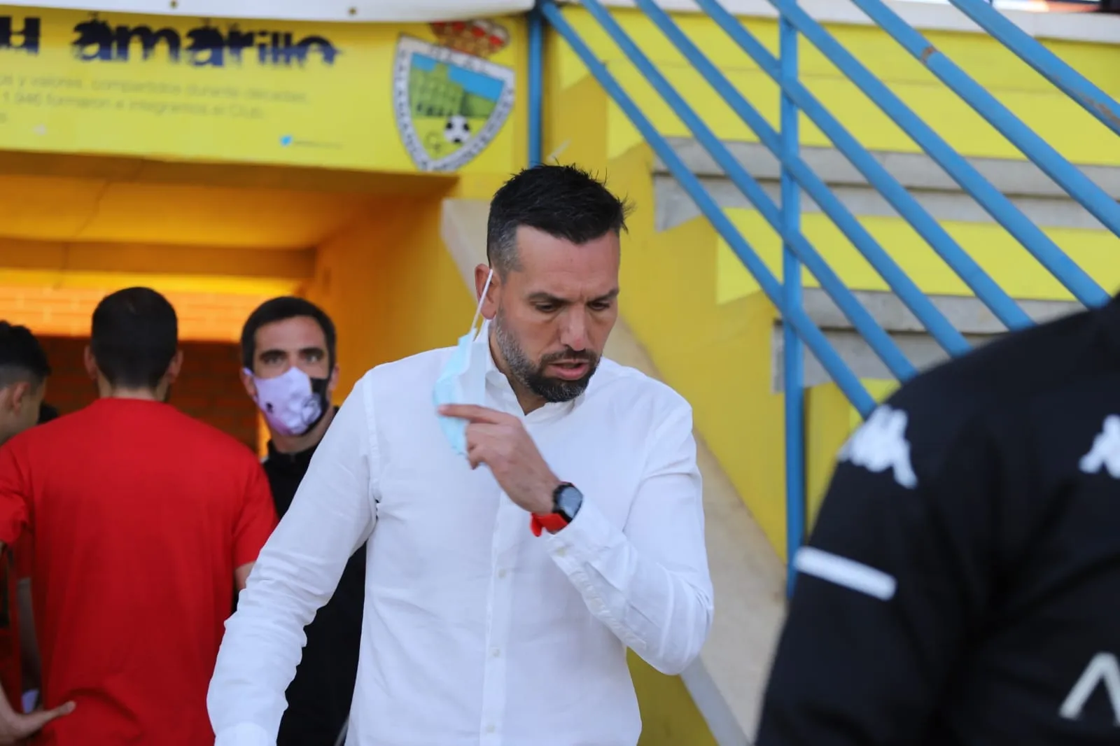 Hernán Pérez, en el túnel / Lydia González