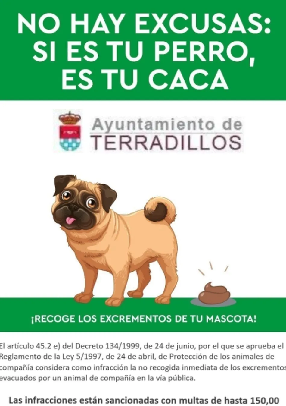 Foto 2 - Terradillos pone en marcha una campa&ntilde;a para sensibilizar sobre la limpieza del municipio&nbsp;