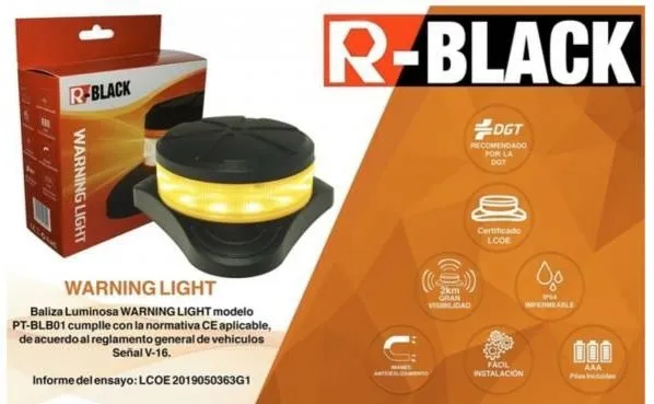 Comercial Anaya pone a la venta la señal luminosa de emergencia V-16