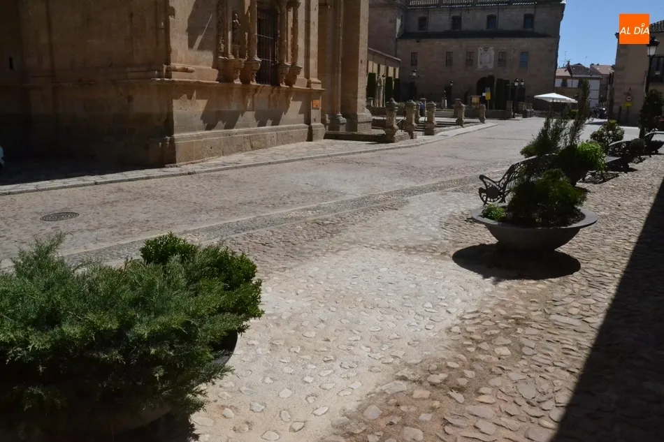 Foto 6 - En marcha una nueva tanda de retirada de contenedores soterrados del centro hist&oacute;rico mirobrigense