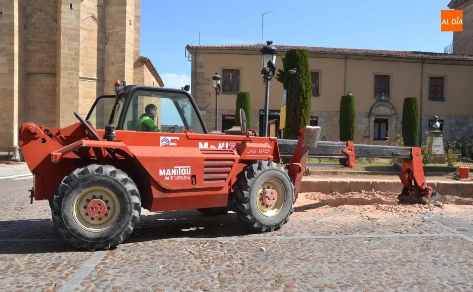 Suprimida la línea de contenedores soterrados situada junto a la Iglesia de Cerralbo  