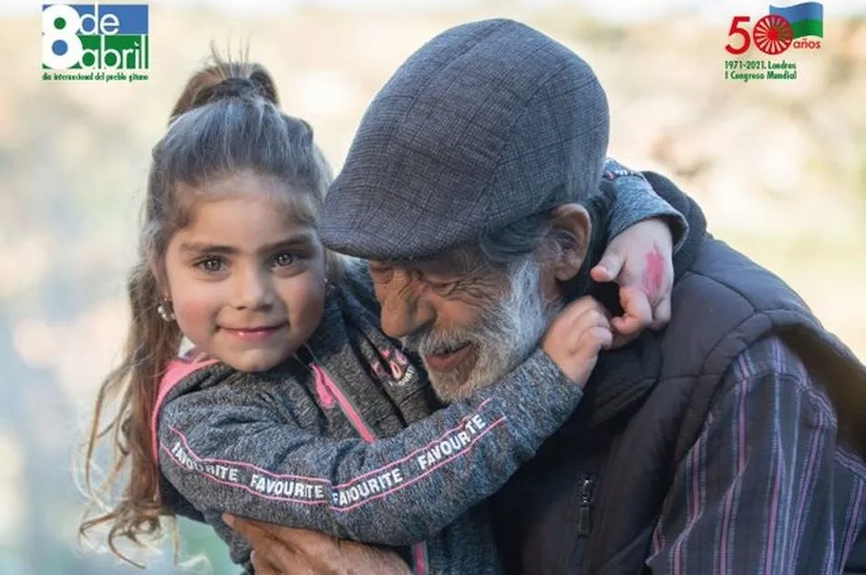 Imagen del cartel de este Día Internacional del Pueblo Gitano dedicado a las personas mayores