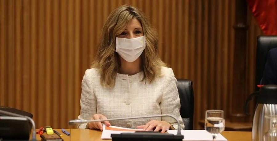 La vicepresidenta tercera y ministra de Trabajo y Economía Social, Yolanda Díaz. Foto de archivo EP