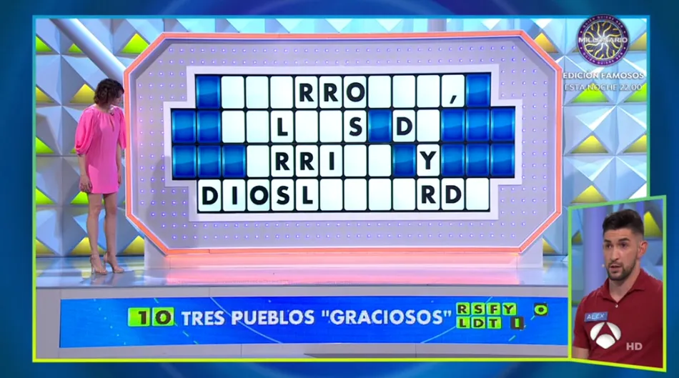 Foto 2 - Diosleguarde, protagonista en el final de la &lsquo;La Ruleta de la Suerte&rsquo; como &lsquo;pueblo...