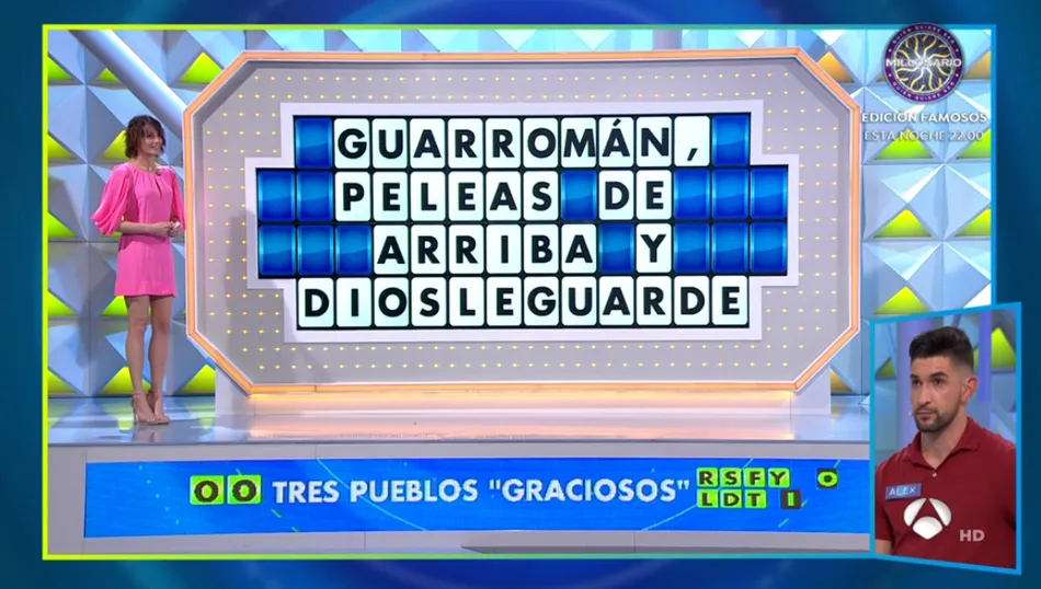 Diosleguarde, protagonista en el final de la ‘La Ruleta de la Suerte’ como ‘pueblo...